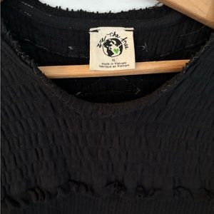 Free People Black Top XL